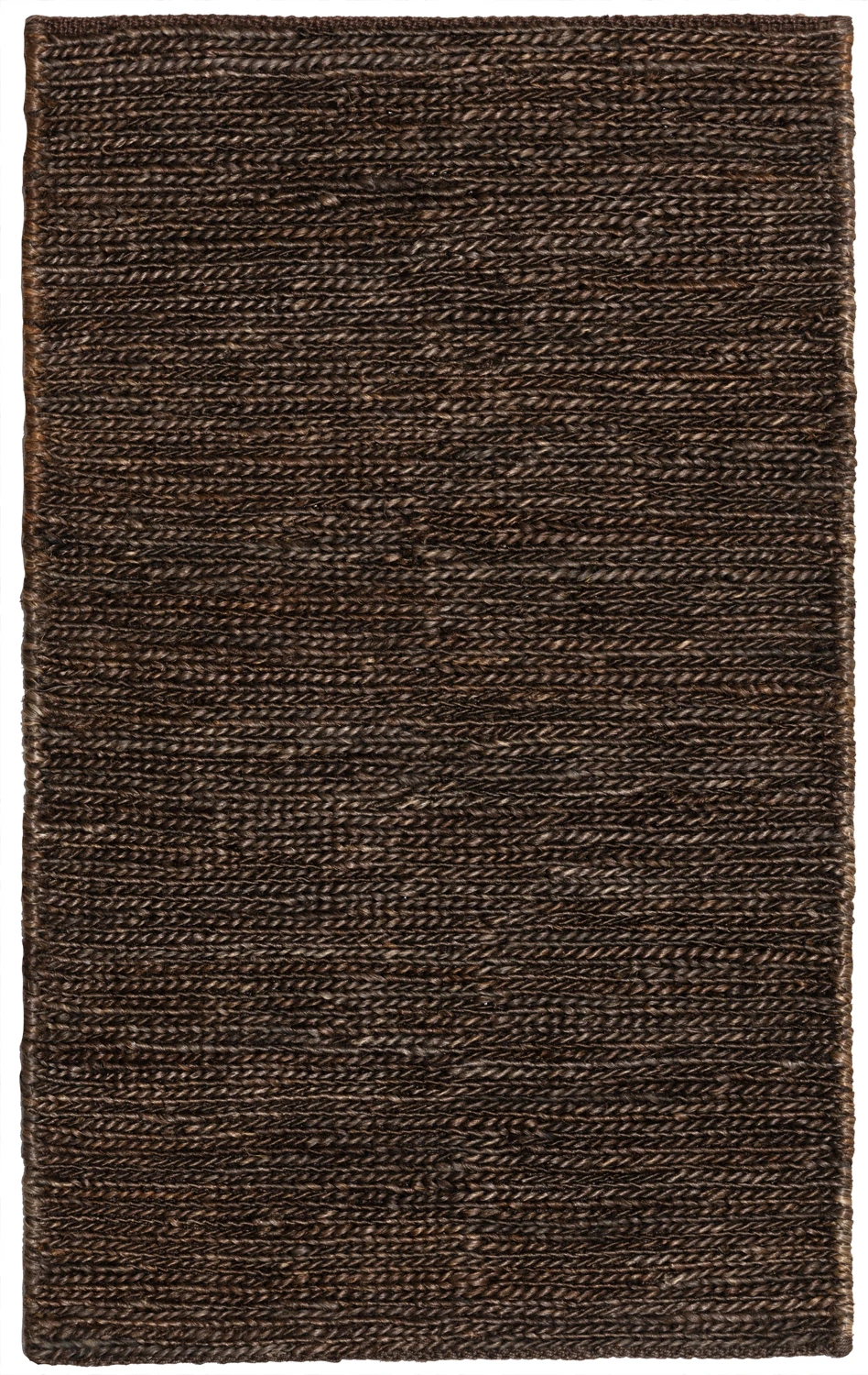 Paris Hand Knotted Weave Jute, Dark Brown