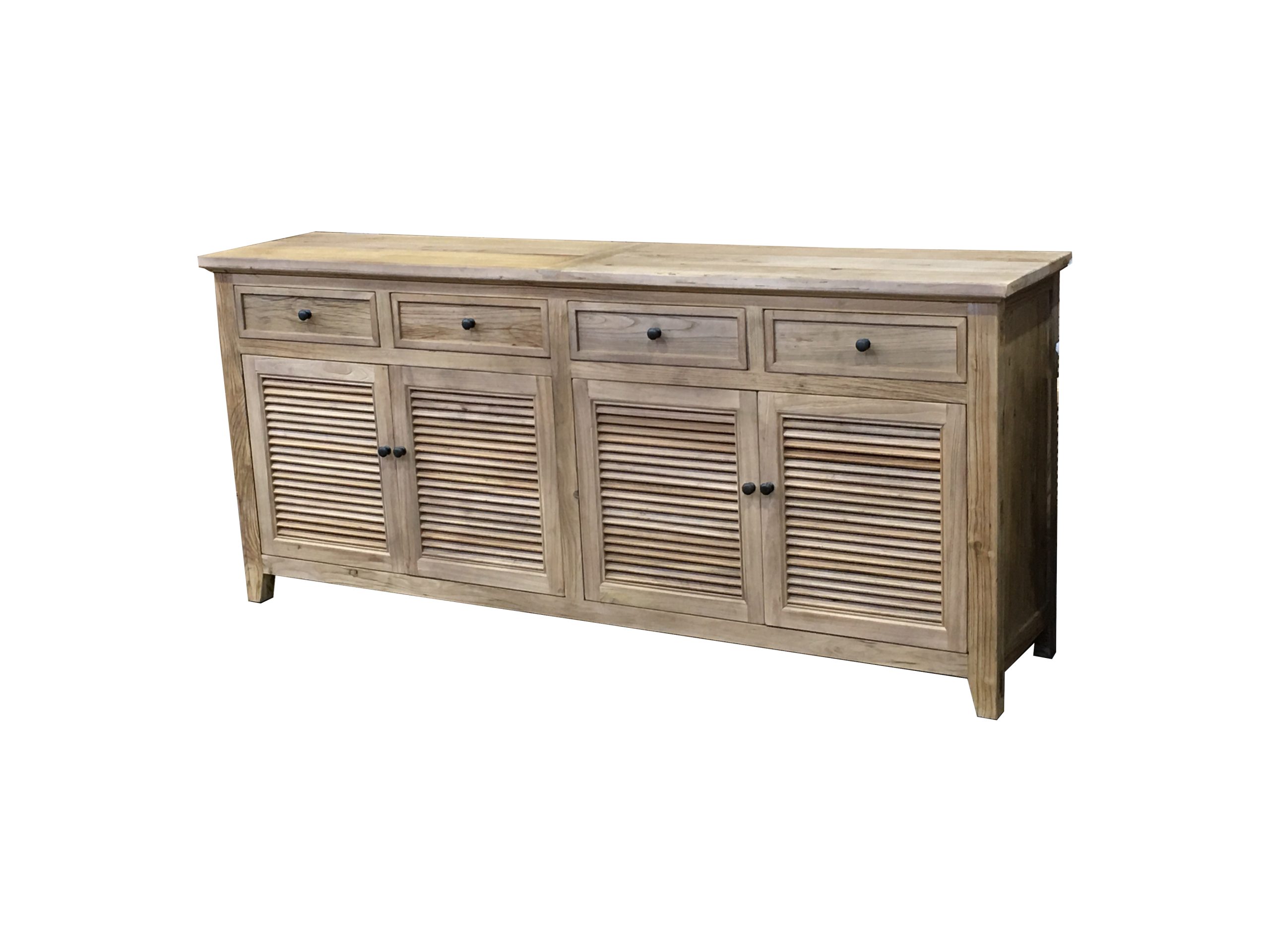TCD Elm Louvre Cabinet, Large