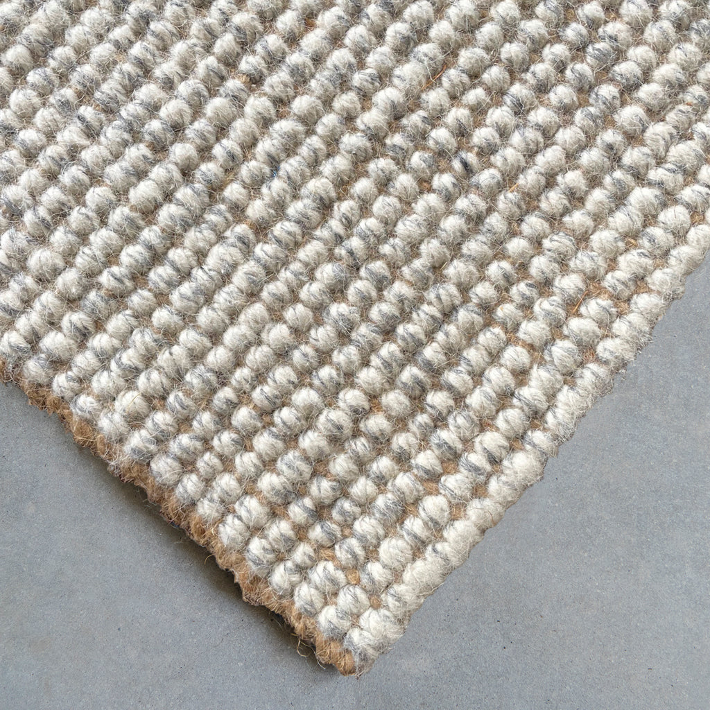 Carter Wool Jute Rug, Natural