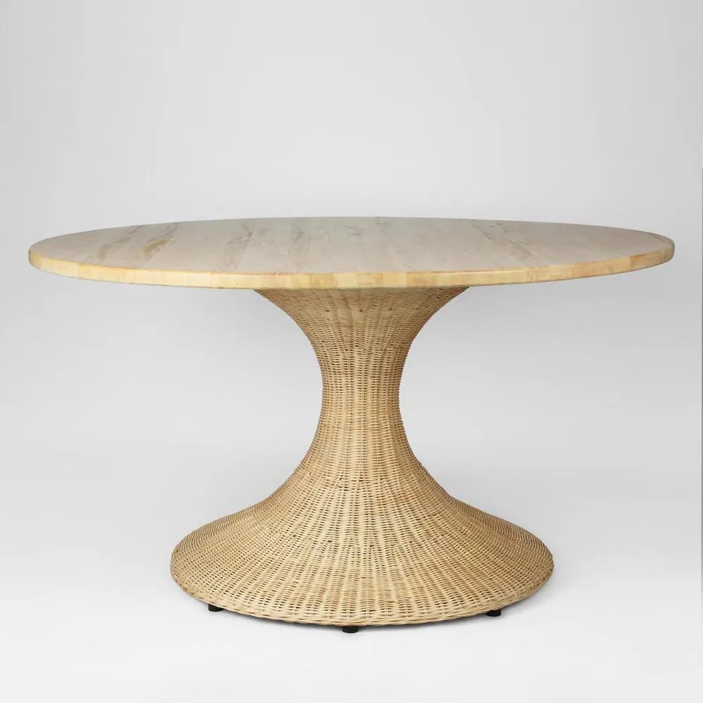 TCD Sand Rattan Round Dining Table