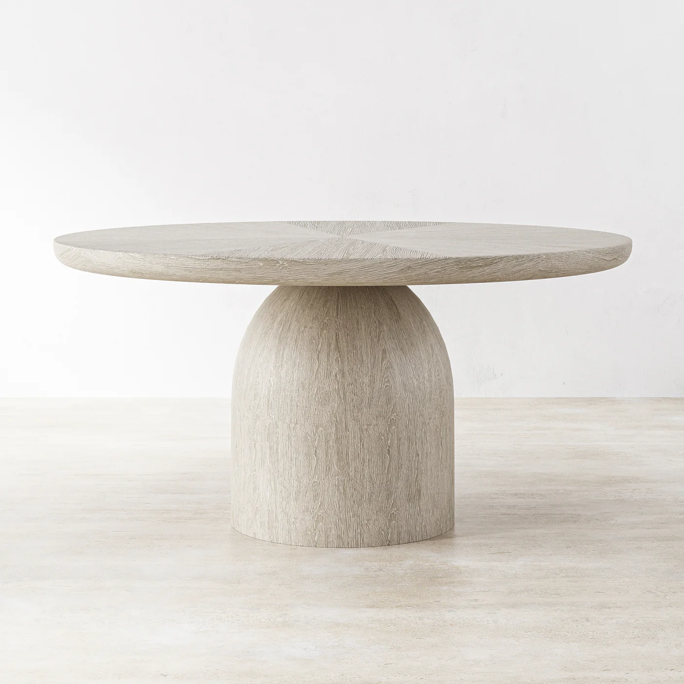 Bullet Round Dining Table Oakwood