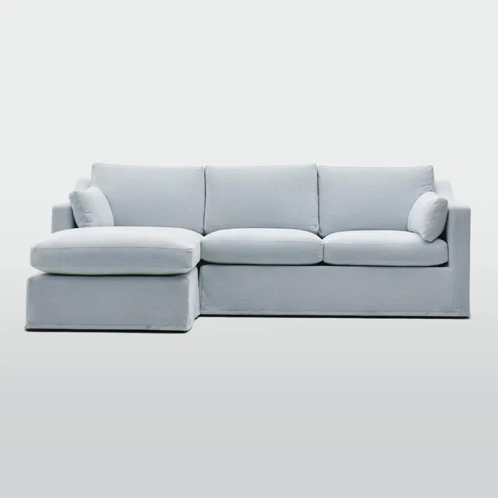 TCD Clover Hill Chaise Sofa, 3 Seater Beach
