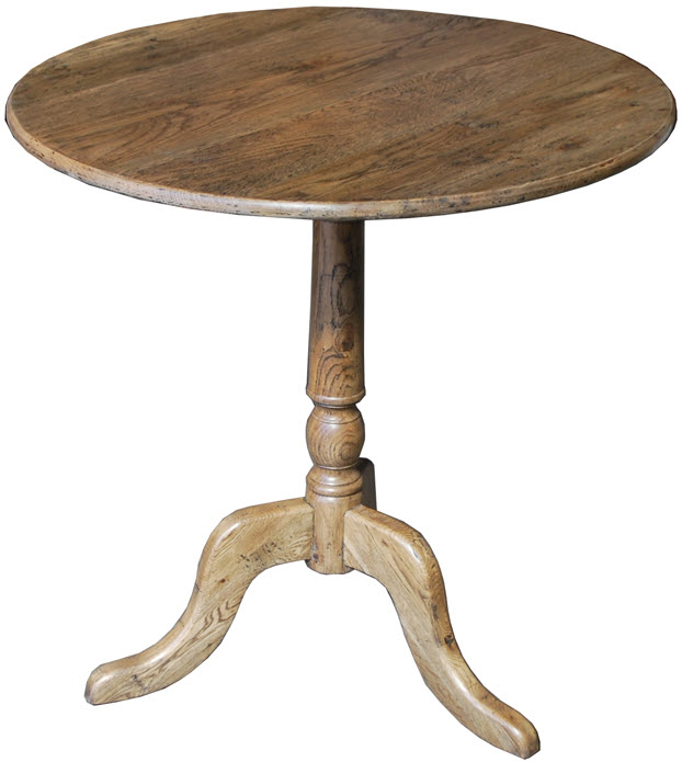 TCD Round Oak Pedestal Table