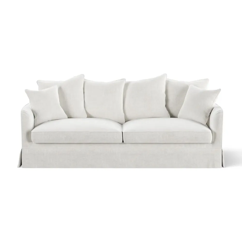 TCD Sorrento Sofa, 3 Seater Ivory
