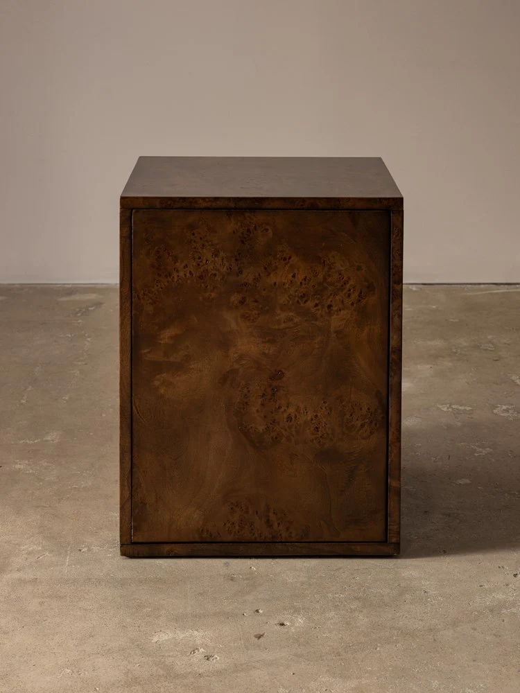 Vernier Linear Side Table Tabac