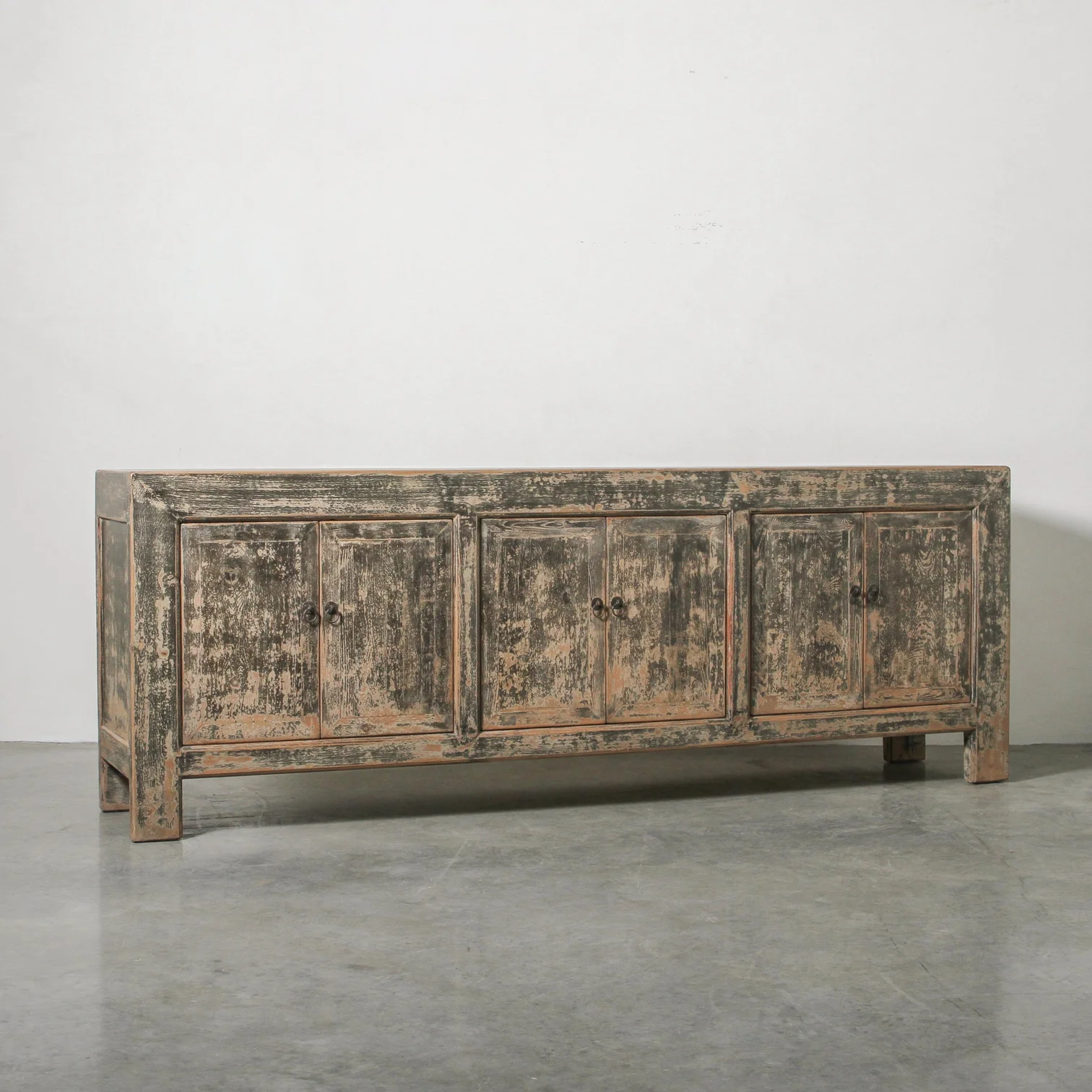 Chinese Vintage 6 Door Sideboard